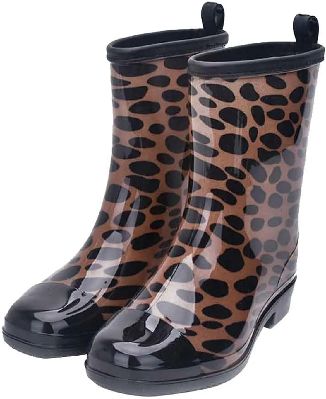 Rain Boots Women Knee High Mens Grounded Footwear Booties And Ankle Boot Heels Slip On Barefoot Shoes Womens Rain Boots Waterproof Platform Rubber Chelsea Boots