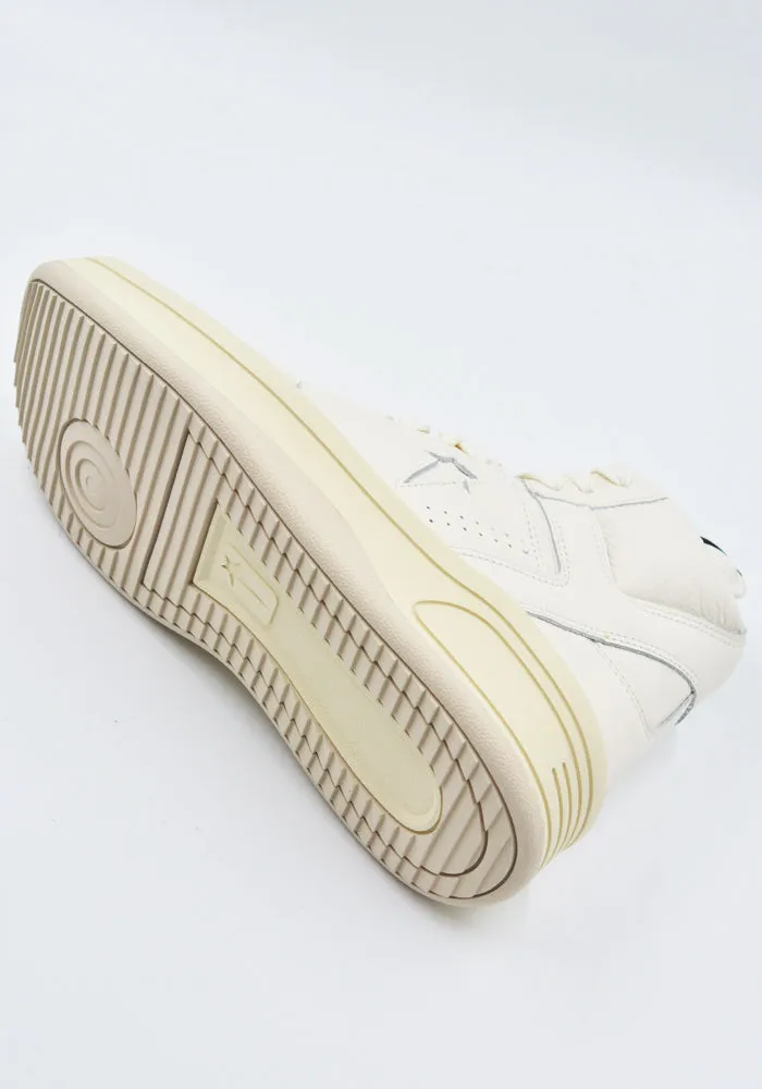 RICK OWENS DRKSHDW X CONVERSE DC02DX343 172R0 TURBOWPN MID-TOP SNEAKERS WHITE  (New season SS25)