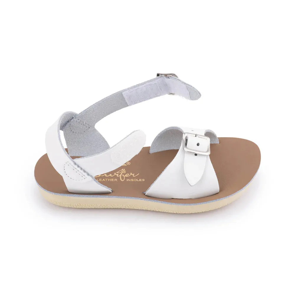 Saltwater Sandals - Sun-San Surfer (Velcro) - White