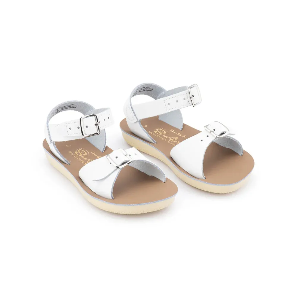 Saltwater Sandals - Sun-San Surfer (Velcro) - White