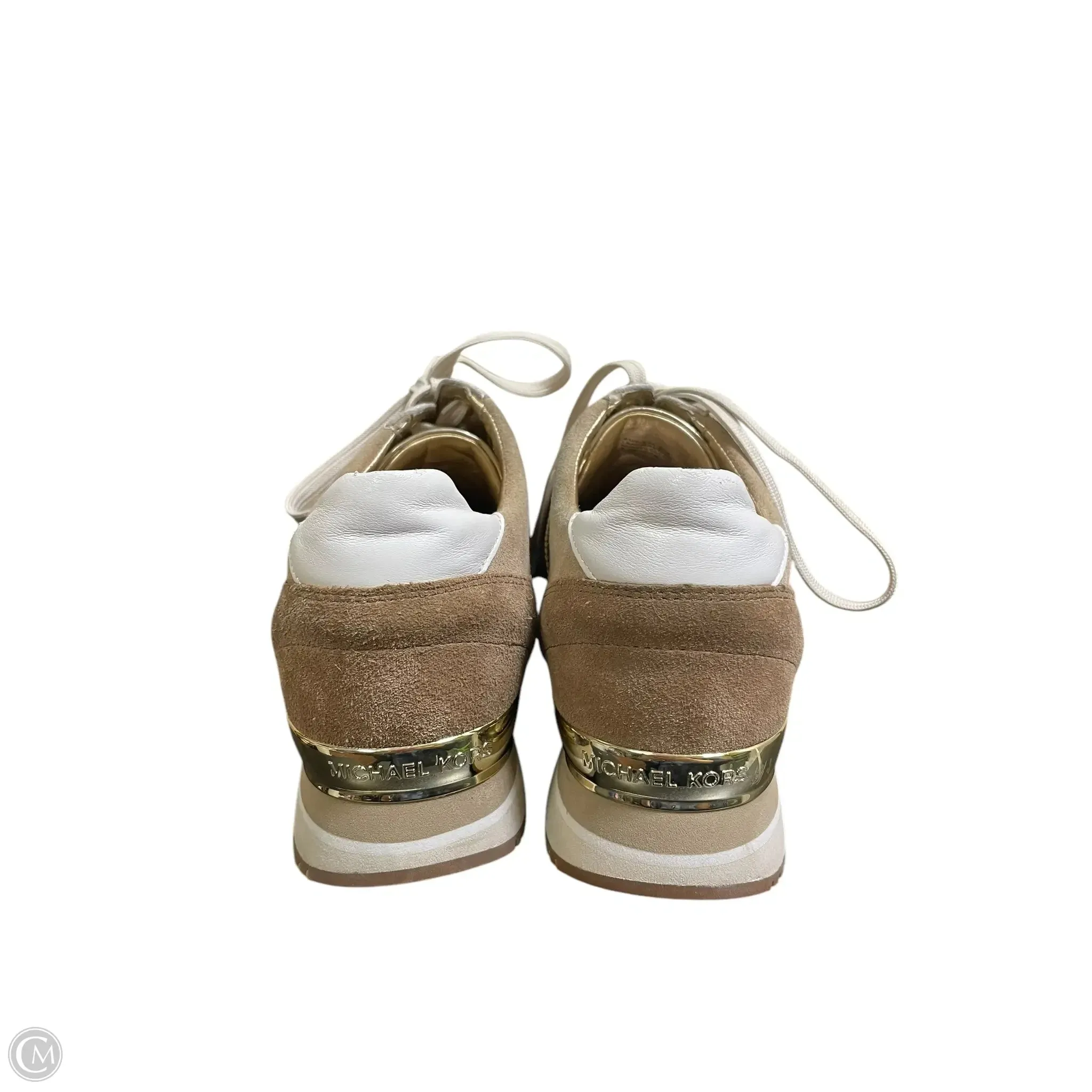 Shoes Designer By Michael Kors In Tan, Size: 9.5