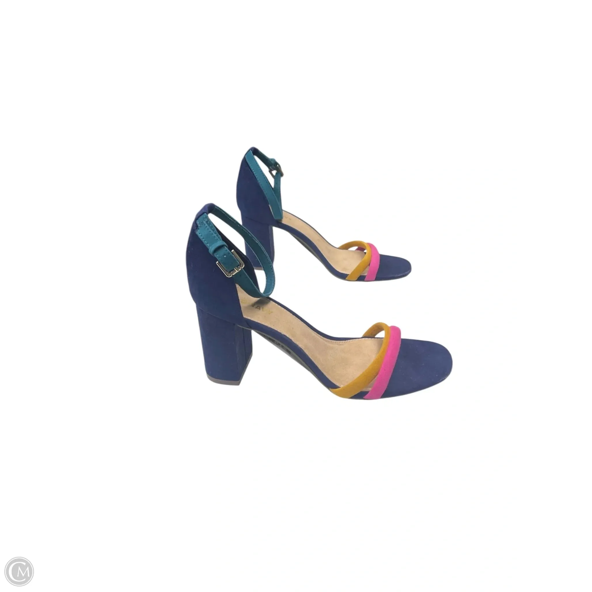 Shoes Heels Block By Old Navy In Navy, Size: 6