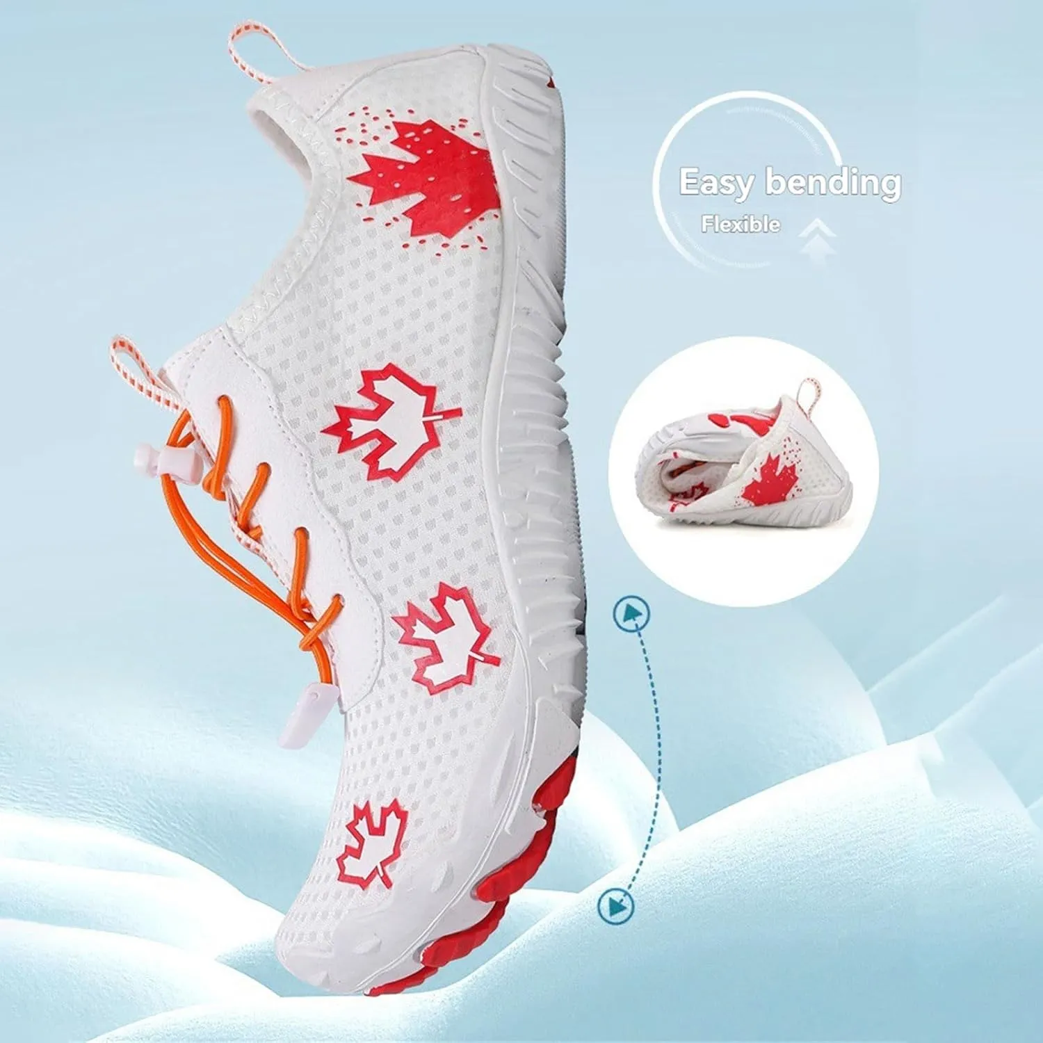 Smoneyful Barefoot Shoes for Men Women, Breathable Wide Toe Barefoot Shoes, Non-Slip Minimalist Athletic Footwear, for Walking, Running, Hiking