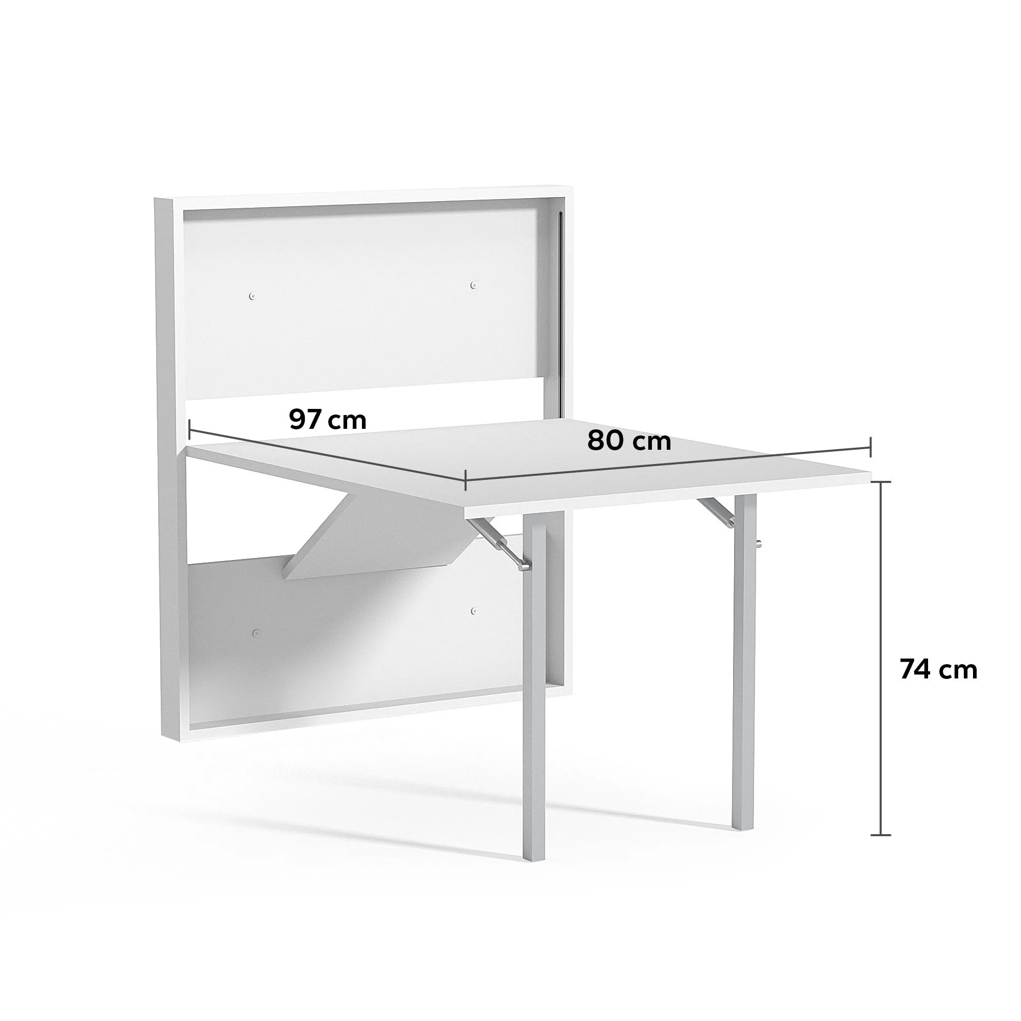 Spazio Double Wall Bed Optional Folding Table