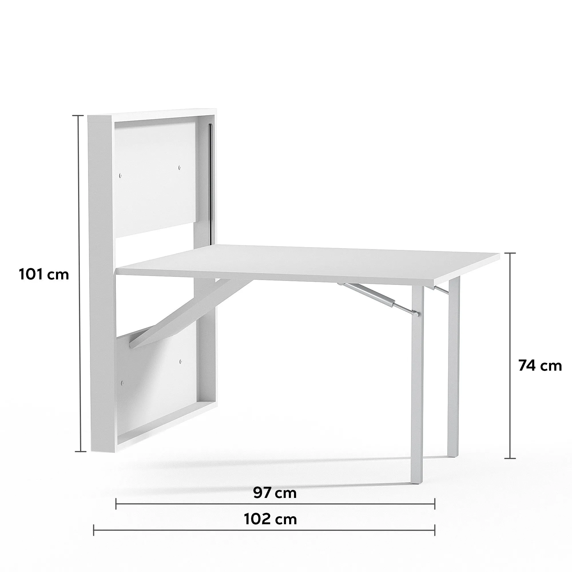 Spazio Double Wall Bed Optional Folding Table