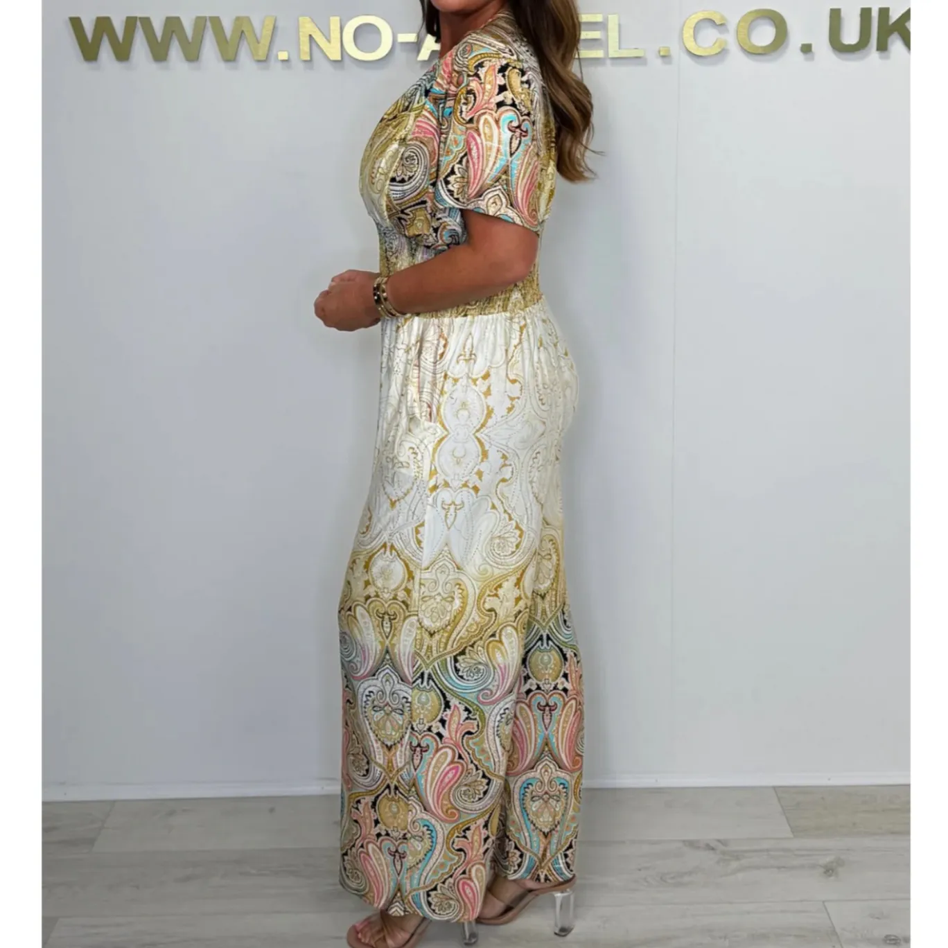  Summer Hot Sale 50% Off  Bohemian Print Wide Leg Jumpsuit