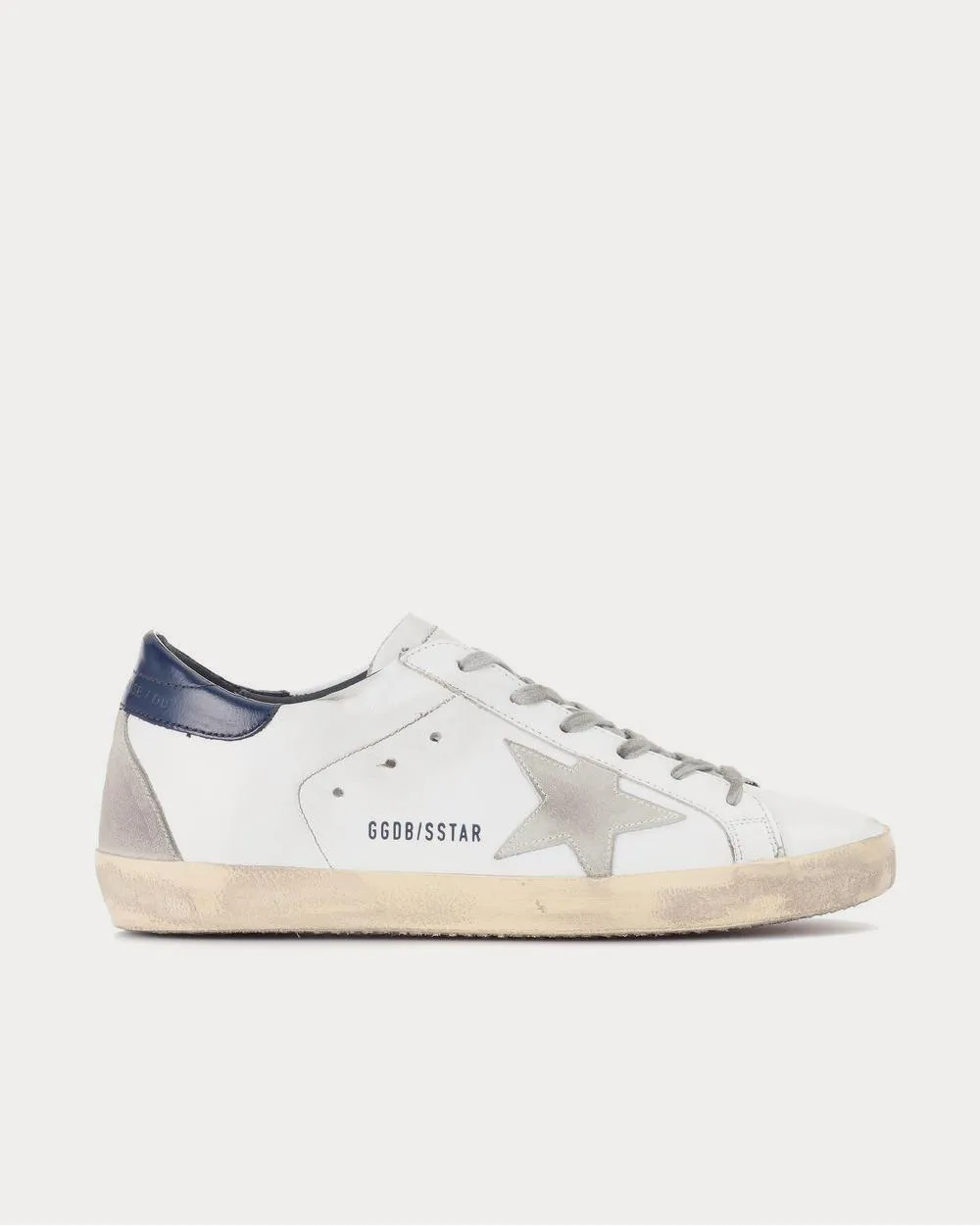 Superstar leather White Blue Low Top Sneakers