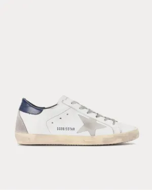 Superstar leather White Blue Low Top Sneakers