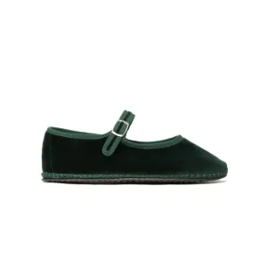 Velvet Friulane Shoes - Bottle Green