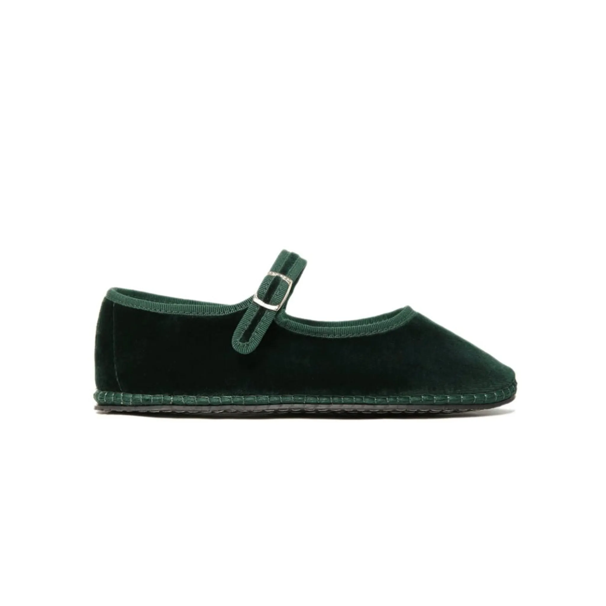 Velvet Friulane Shoes - Bottle Green