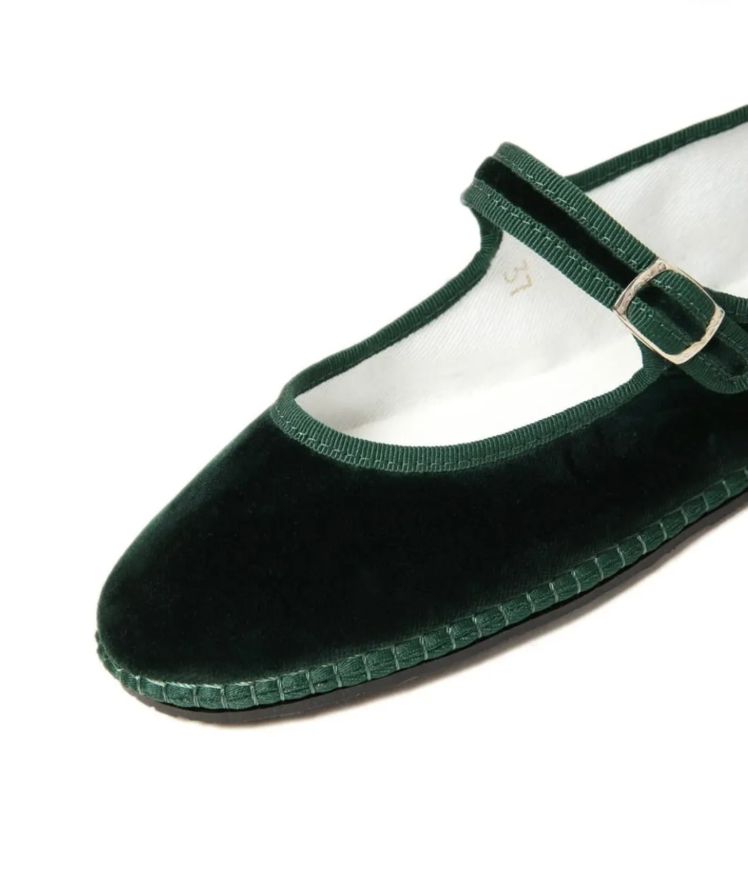Velvet Friulane Shoes - Bottle Green