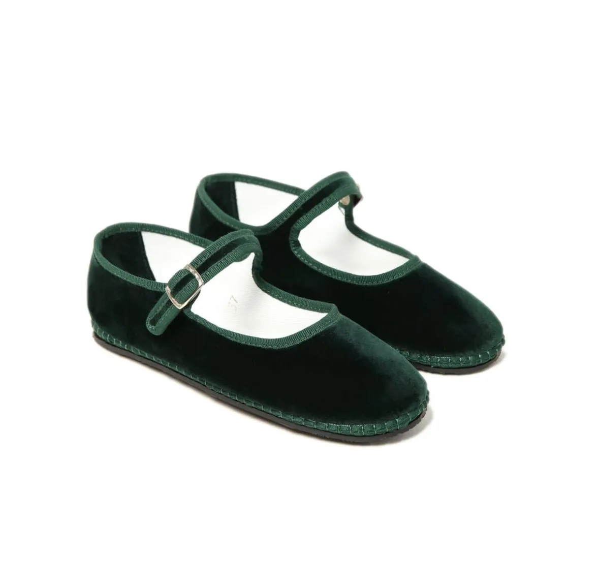 Velvet Friulane Shoes - Bottle Green