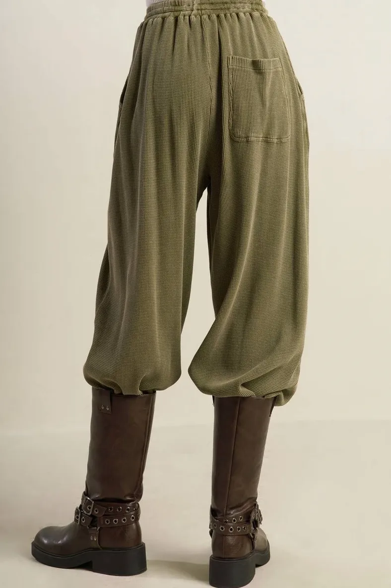 Waffle Knit Jogger