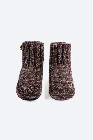 Walcott Slippers Alpaca & Cuero Color Multicolor