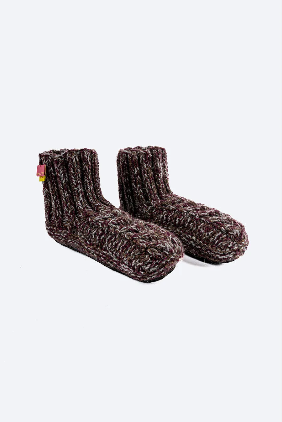 Walcott Slippers Alpaca & Cuero Color Multicolor