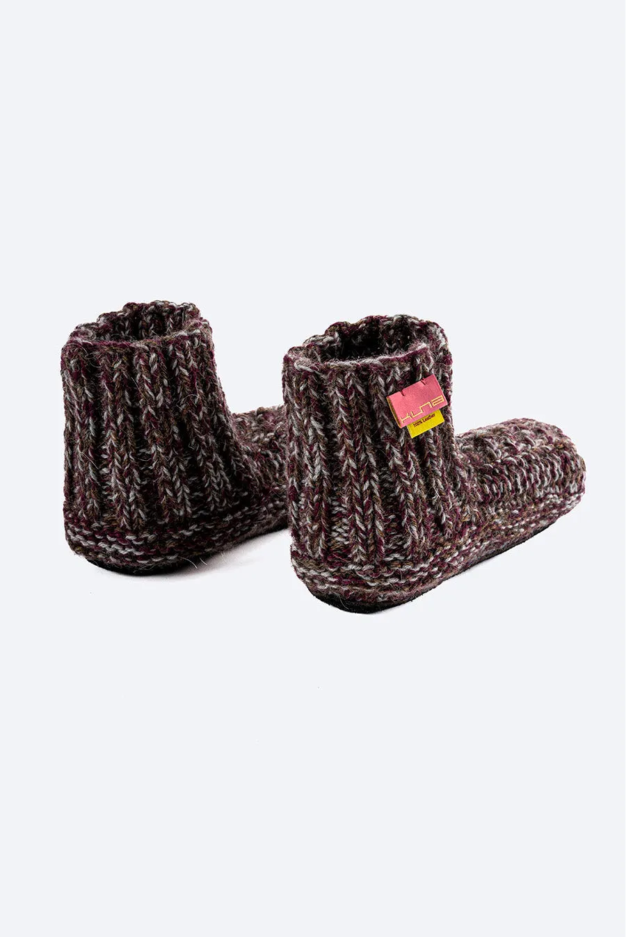Walcott Slippers Alpaca & Cuero Color Multicolor