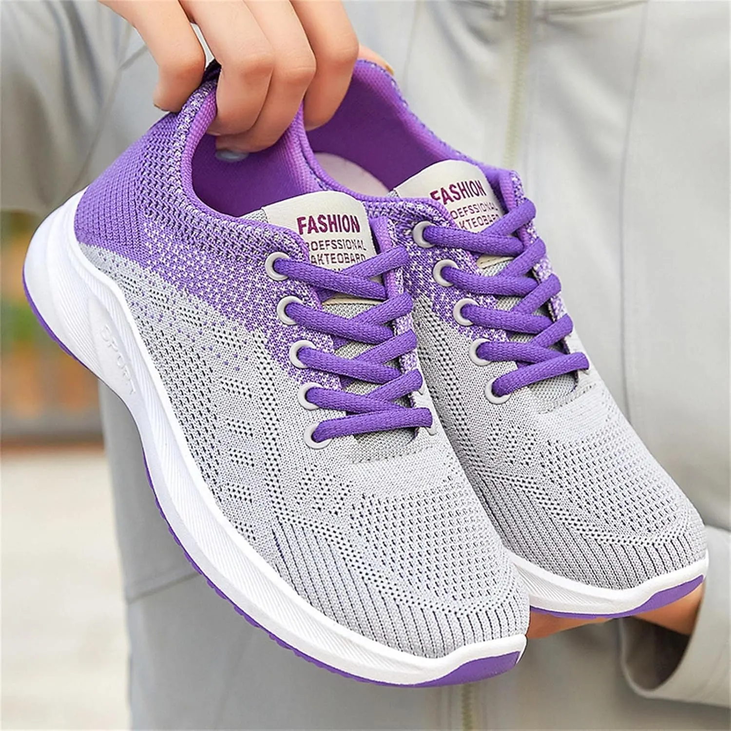 Walking Shoes Women Comfort Running Shoes Lightweight Tennis Shoes Non Slip Gym Workout Shoes Breathable Mesh Sneakers