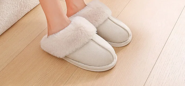 Winter Warm Plush fur slippers
