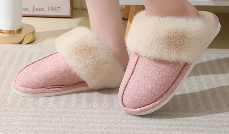 Winter Warm Plush fur slippers
