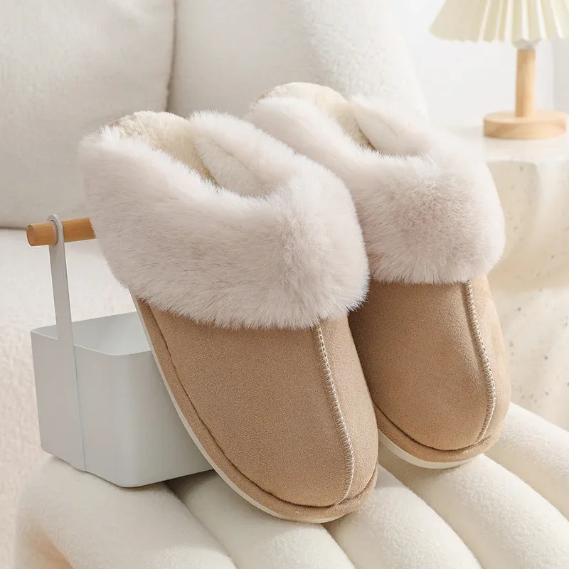 Winter Warm Plush fur slippers