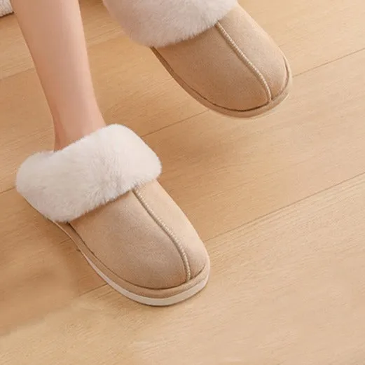 Winter Warm Plush fur slippers