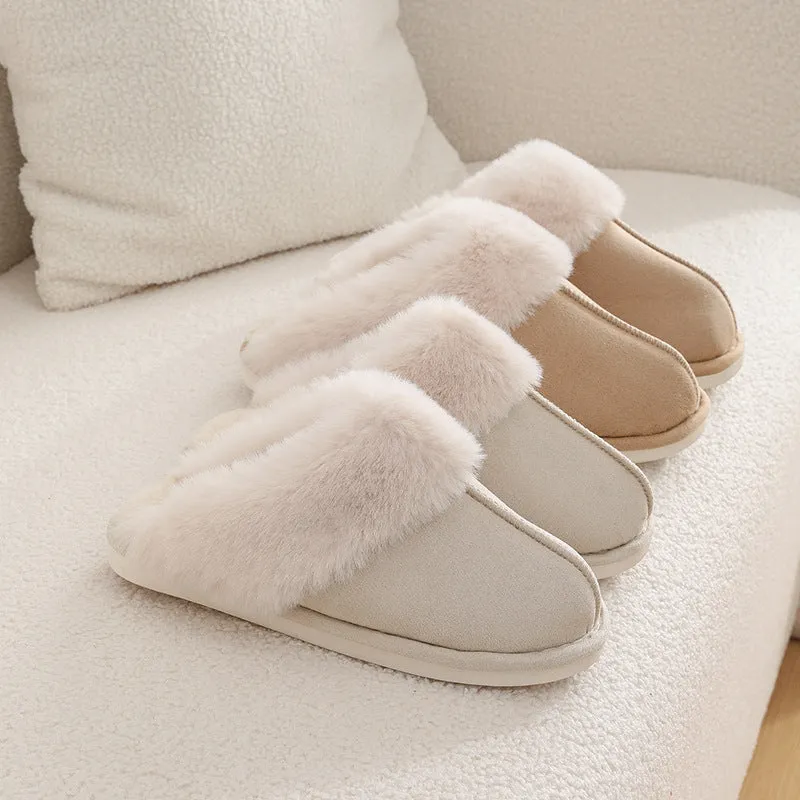 Winter Warm Plush fur slippers