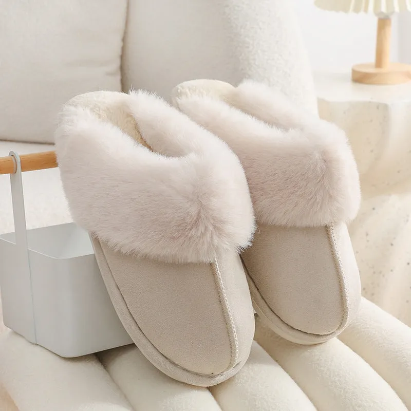 Winter Warm Plush fur slippers