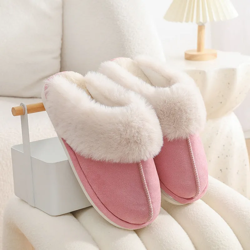Winter Warm Plush fur slippers