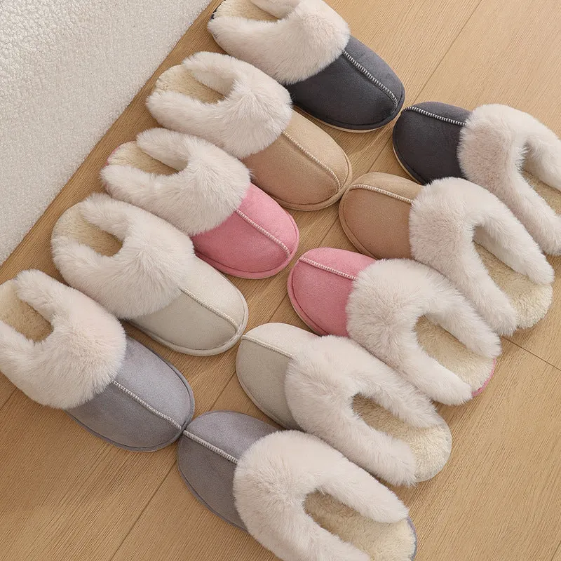 Winter Warm Plush fur slippers