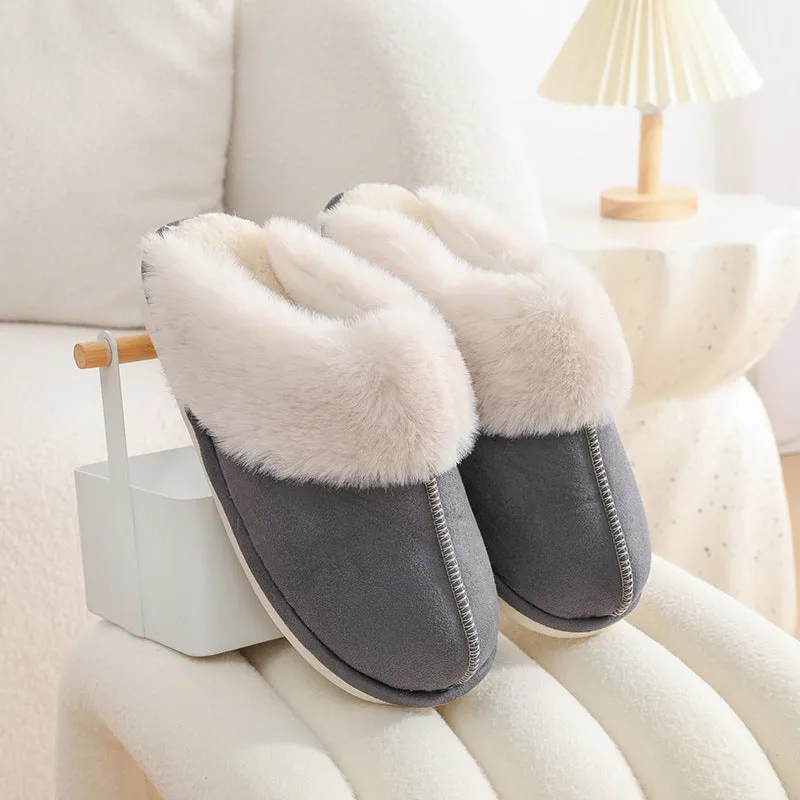 Winter Warm Plush fur slippers