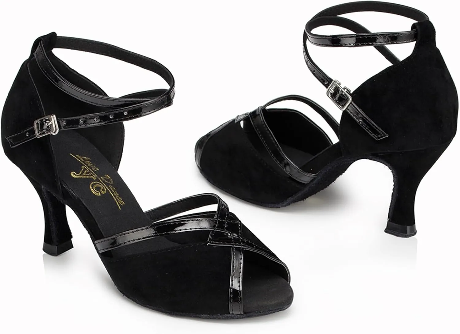 Women Open Toe Latin Ballroom Dance Shoes Tango Party Bridal Wedding Performence Dancing Shoes
