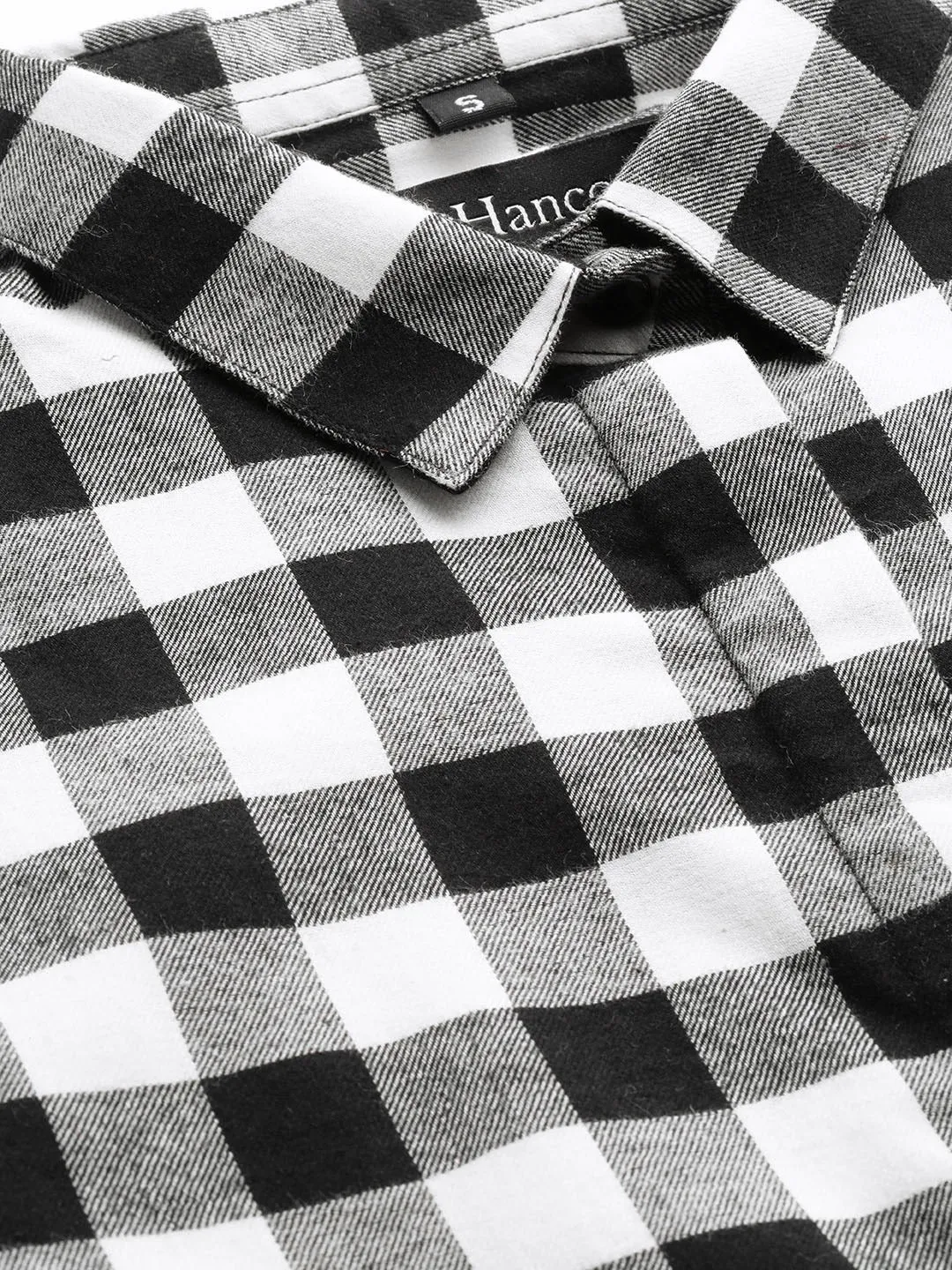 Women White Checks Pure Cotton Slim Fit Formal Shirt