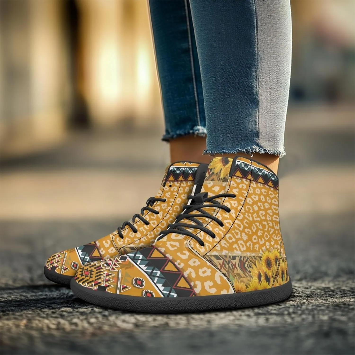 Women's Barefoot Shoes Men's Waterproof High Top Walking Shoes Wide Toe Box Zero Drop Hiking Sneakers