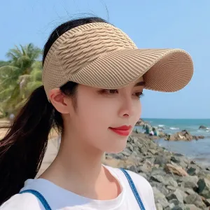 Women's Foldable UV Protection Sun Visor Hat