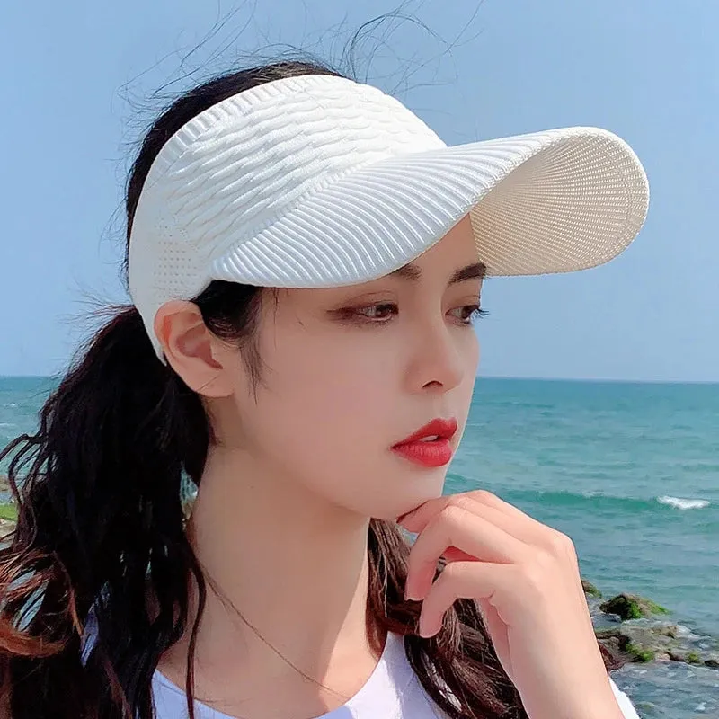 Women's Foldable UV Protection Sun Visor Hat