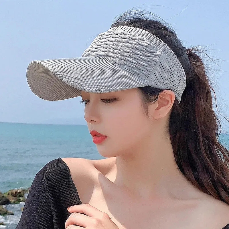 Women's Foldable UV Protection Sun Visor Hat