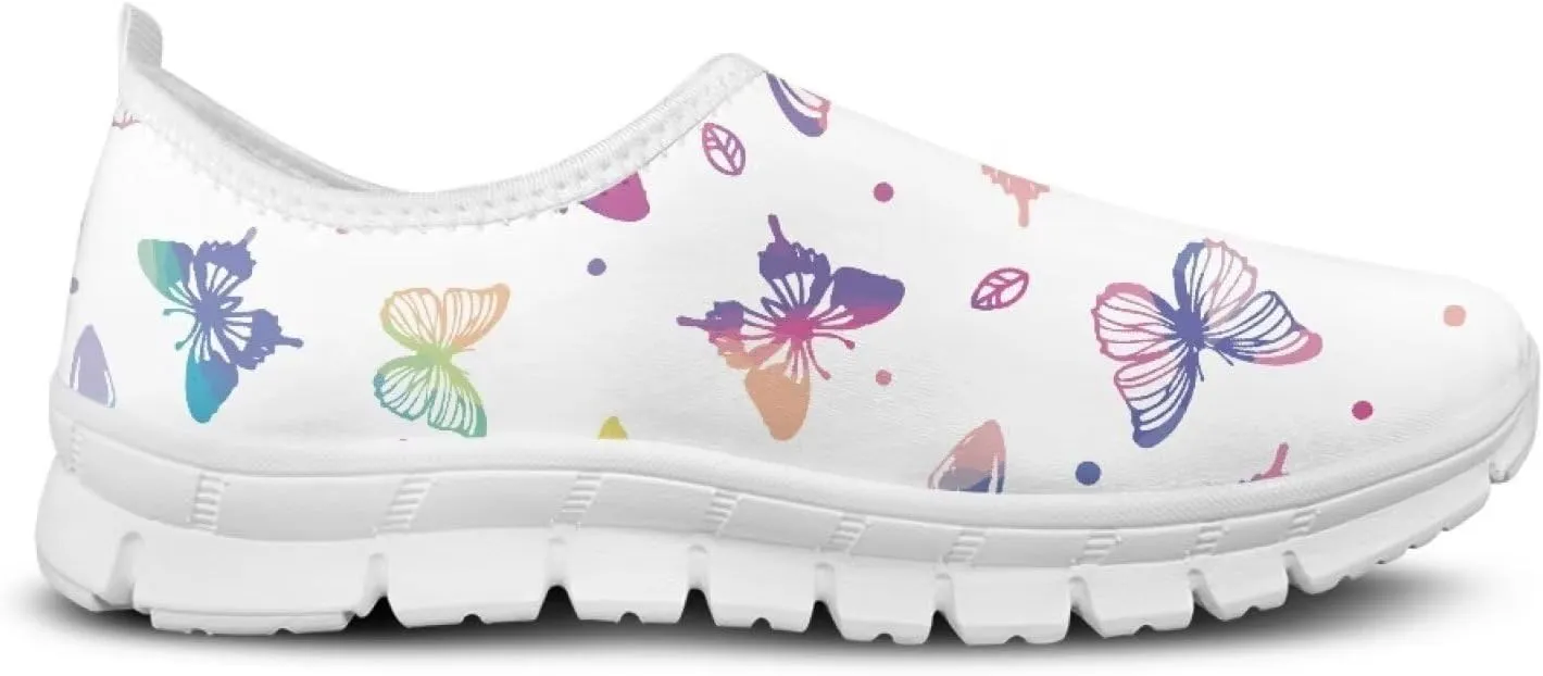 Womens Lightweight Casual Walking Shoes Comfort Running Shoes Non Slip Fashion Flat Work Shoes SizeUS 5.5-11.5