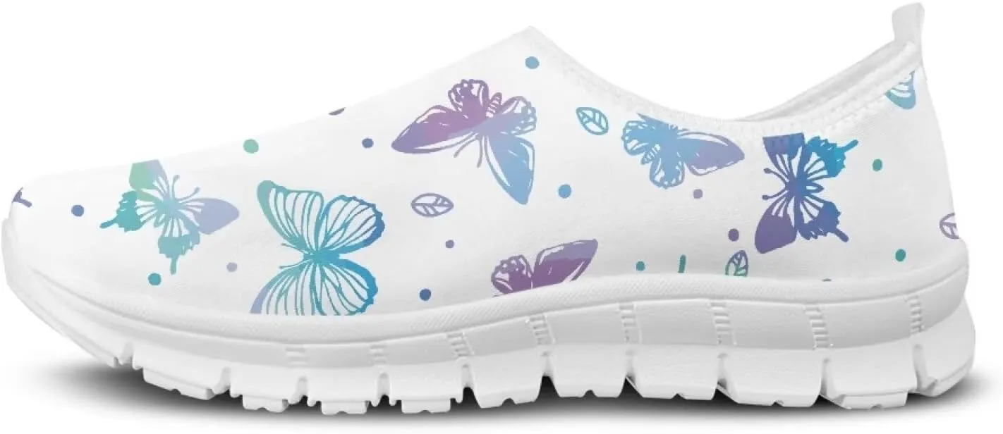 Womens Lightweight Casual Walking Shoes Comfort Running Shoes Non Slip Fashion Flat Work Shoes SizeUS 5.5-11.5