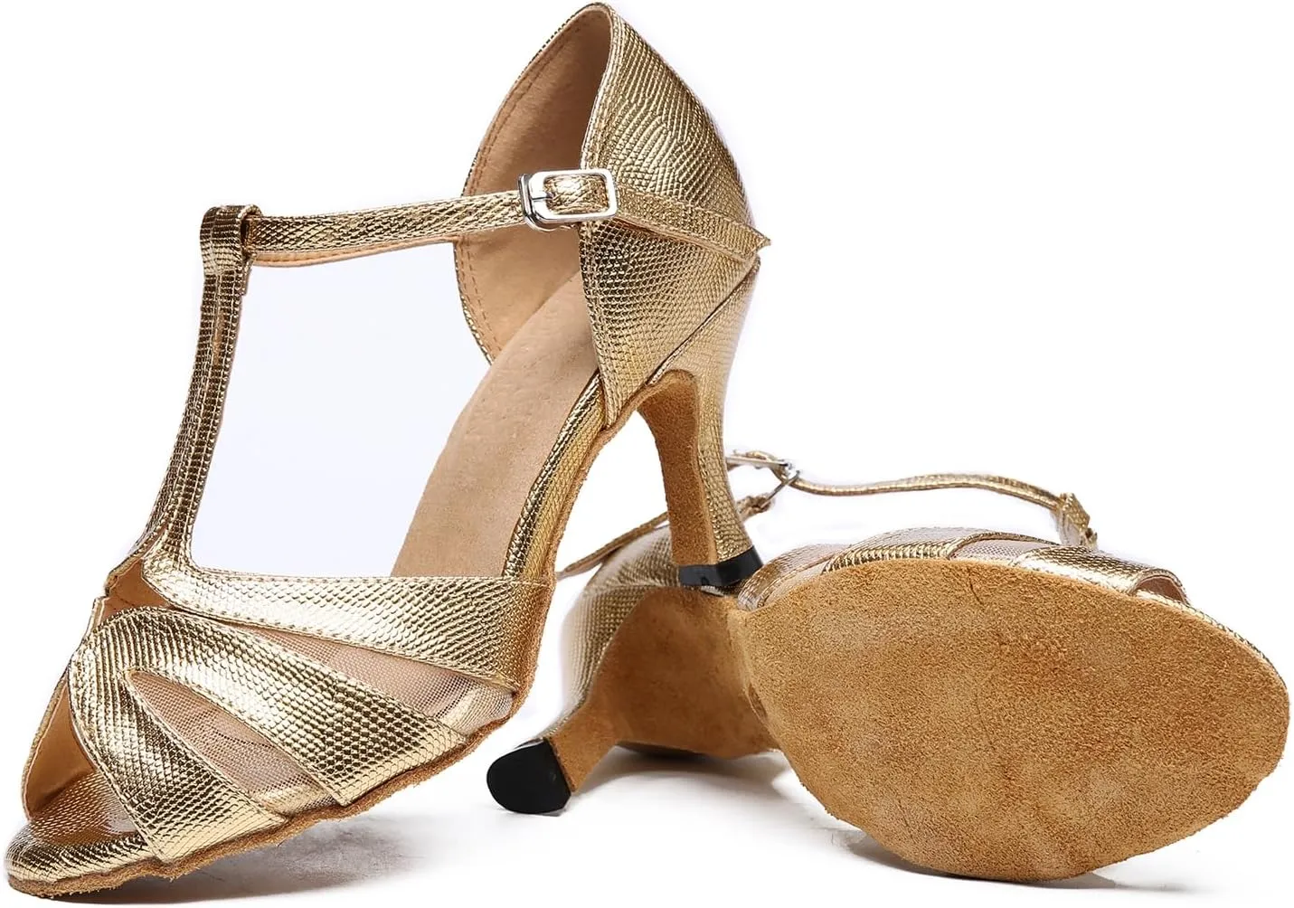 Women's Open Toe Latin Ballroom Dance Shoes Rumba Party Wedding Tango Dance Sandals QRX052
