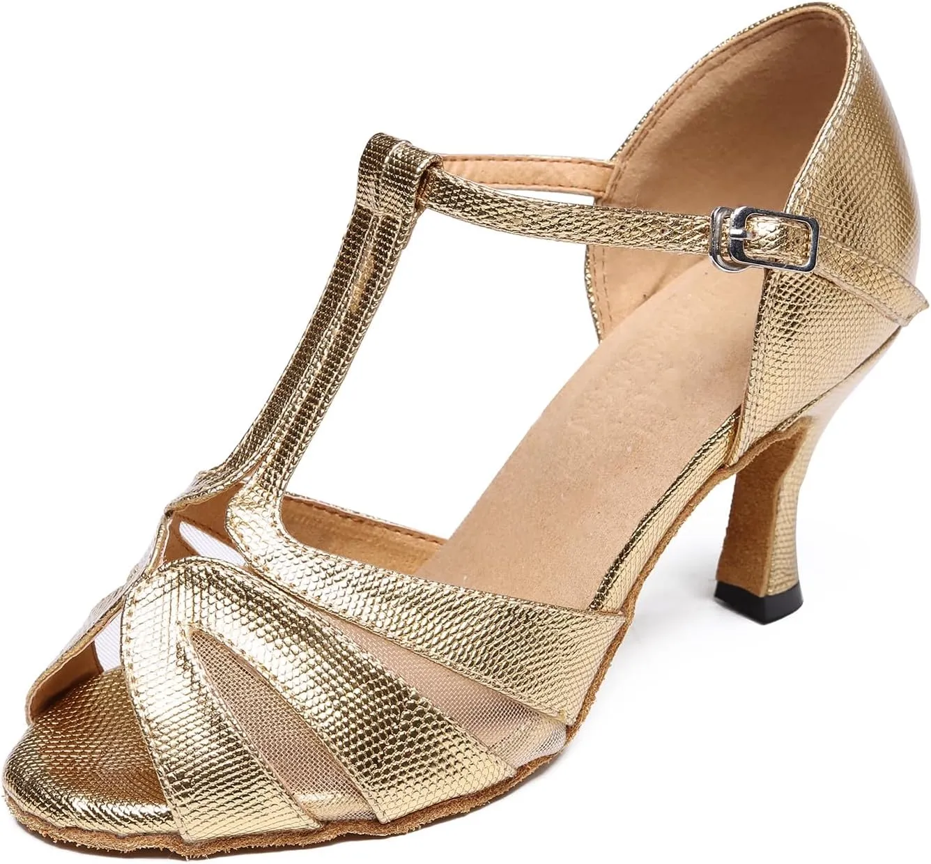Women's Open Toe Latin Ballroom Dance Shoes Rumba Party Wedding Tango Dance Sandals QRX052