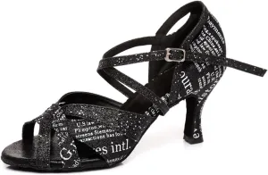 Women's Peep Toe Synthetic Ballroom Tango Latin Party Wedding Practice Performence Dance Shoes