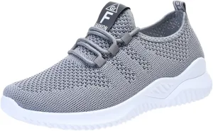 Womens Slip On Walking Shoes Non Slip Running Shoes Breathable Workout Lightweight Sneakers Sports Shoes for Woman